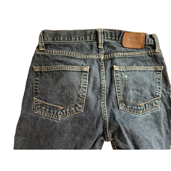 Vans Jeans Mens 30X30 Blue Mid Wash Denim V56 Standard Straight Leg 5 Pocket - Picture 3 of 3
